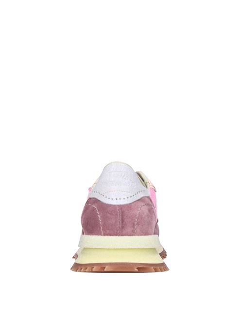 Sneakers in pelle e tessuto HIDNANDER | TENKEI HE1WS400 426ROSA-VIOLA-BIANCO